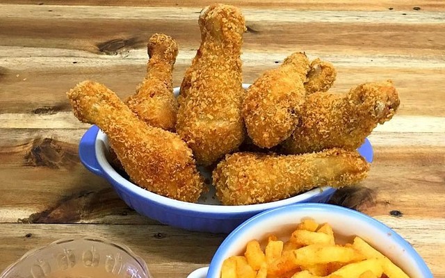 Ăn Vặt Ku Bin - Gà Chiên & Khoai Lắc Phô Mai - Đông Hải