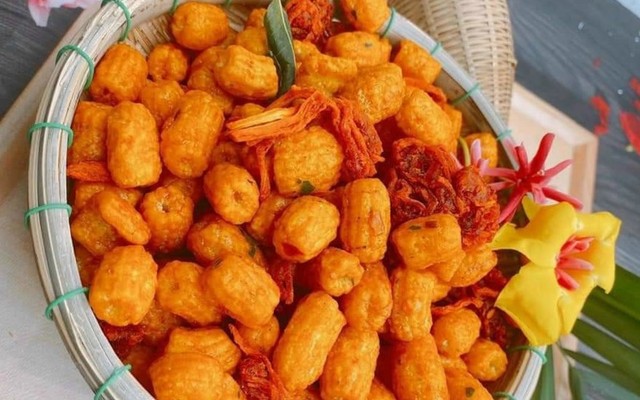 Ăn Vặt Hồng Thắm - Rong Biển Cuộn Chà Bông & Nui Lắc Khô Bò Lá Chanh - Shop online