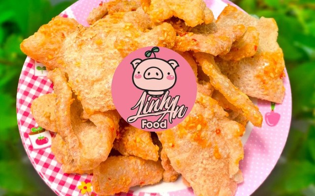 Linh An Food- Bánh Tráng Tóp Mỡ & Da Heo Rim Mắm Tỏi