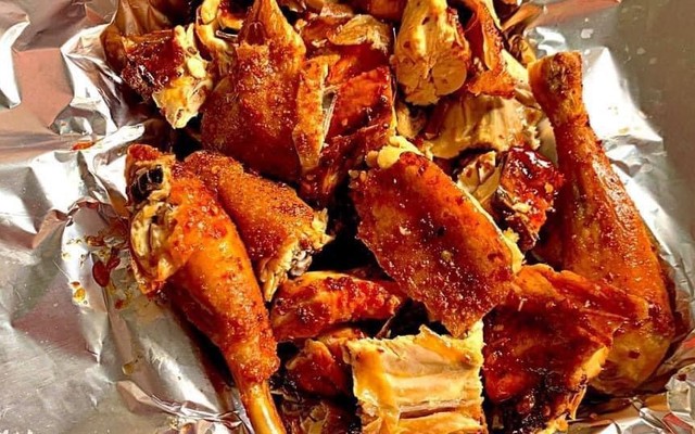 Gà Nướng Chú Hải - Lòng Gà & Thịt Gà Nướng