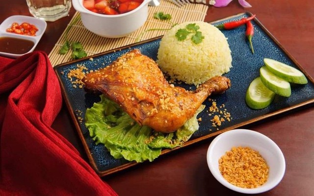 Cơm Hoa Thị - Cơm Chiên Gà Xối Mỡ & Cơm Tấm Sườn Mỡ Nướng