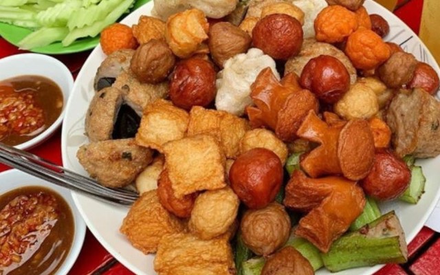 Quán Viên Chiên Tóp Mỡ - Cá Viên Chiên - Trần Đình Xu