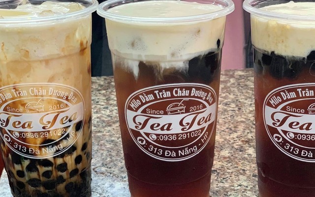 Tea Tea - MiLo Dầm Trân Châu Đường Đen