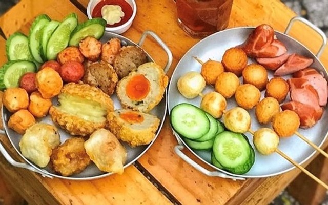 ĂN VẶT NGỌC HÂN - Nước Ép Trái Cây & Cá Viên - Man Thiện