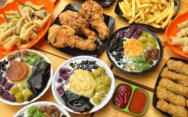 Thiên Đường Ăn Vặt - Đùi Gà Lắc Phô Mai & Nem Rán Trần Công Châu - Shop Online