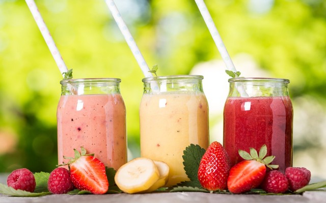 Juice Đào - Sinh Tố & Bánh Tráng Muối Nhuyễn