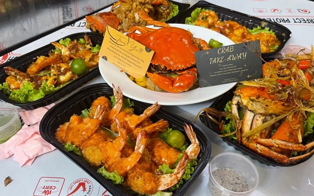 CRAB TAKE AWAY - Cua Sốt Singapore & Cua Rang Me - Sư Vạn Hạnh