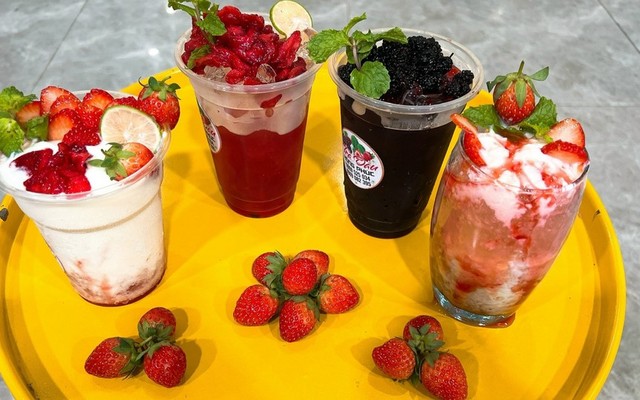 Trà Dâu Hồng Phúc - Trà Sữa Dâu & Sữa Chua Dâu - Bình Thành