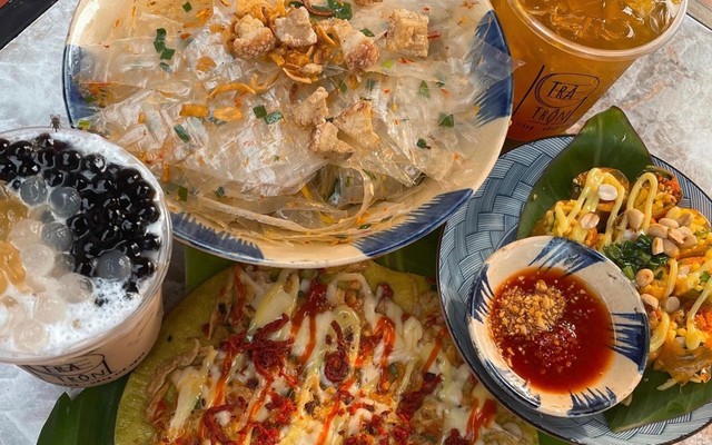 Trà Trộn 19 - Bánh Tráng & Trà Trái Cây - Trường Sa