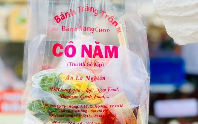 Cô Năm - Bánh Tráng Trộn - Điện Biên Phủ