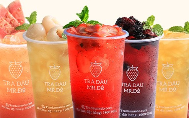 Trà Dâu Mr. Đỏ - Đường 3