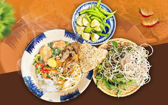 Mỳ Quảng Sứa - Bà Nui