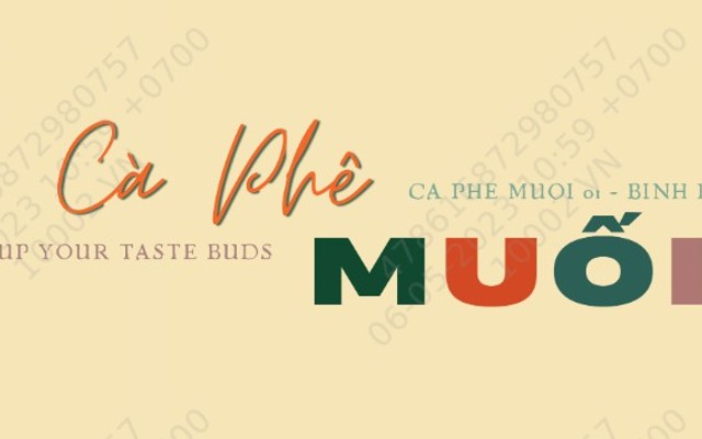 MUỐI CAFE - Cà Phê Muối 01 -  Bình Dương - Lê Thị Trung