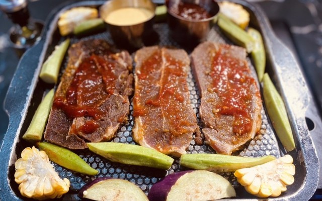 Bò Nướng Trứng Muối - Nguyễn Hữu Cảnh