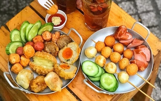 Cá Viên Chiên & Xiên Que - Ăn Vặt Yumi
