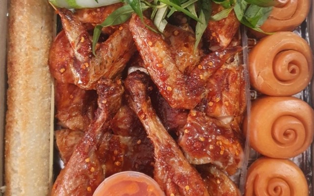 Gà Nướng Cơm Lam Bảo Linh - Hậu Giang