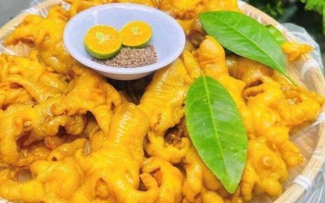 Gà Hấp Muối Lá Chanh - A Sơn Food