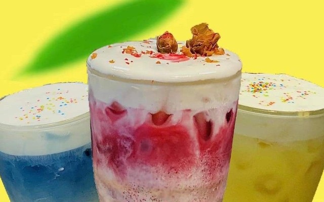 Mẹ Nấm - Trà Sữa Gạo Kem Cheese & Sữa Tươi Hoa Đậu Biếc Kem Cheese - Đường Số 3