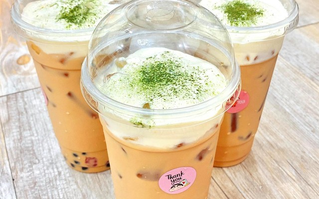 Trà Sữa Agia - Trà Sữa Dừa Nướng Kem Cheese - Nguyễn Thái Bình