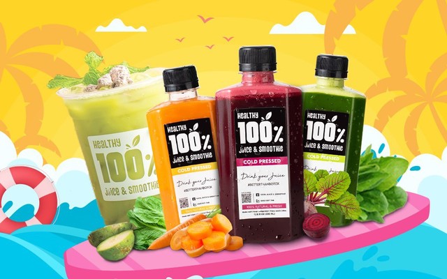Nước Ép Detox Rau Củ Quả Trái Cây - 100% Juice & Smoothie
