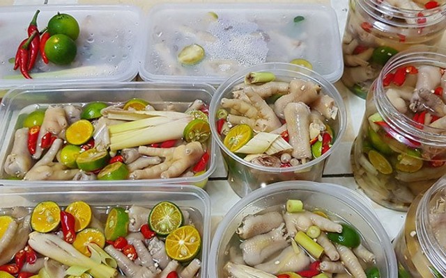 KHO ĂN VẶT - Gà Ủ Muối, Gà Rán & Chân Gà Sả Tắc - Shop Online