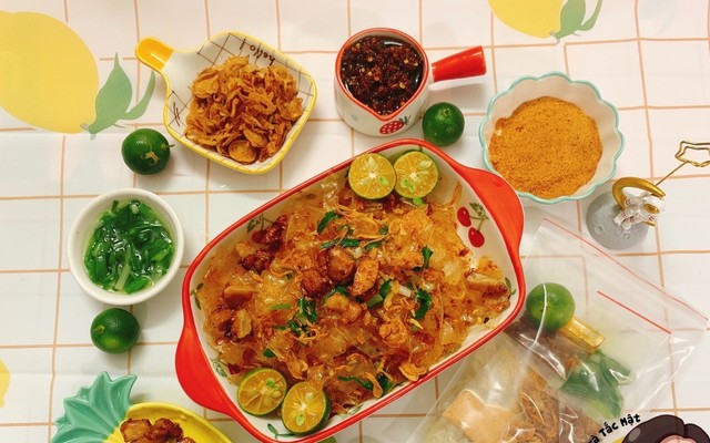 Bánh Tráng Sợi Dẻo Full Topping - Ngân Hồ