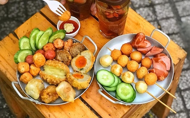 Tá Lả Quán - Tá Lả Sốt Mắm Tỏi & Cá Viên, Bò Viên Chiên - Phan Anh