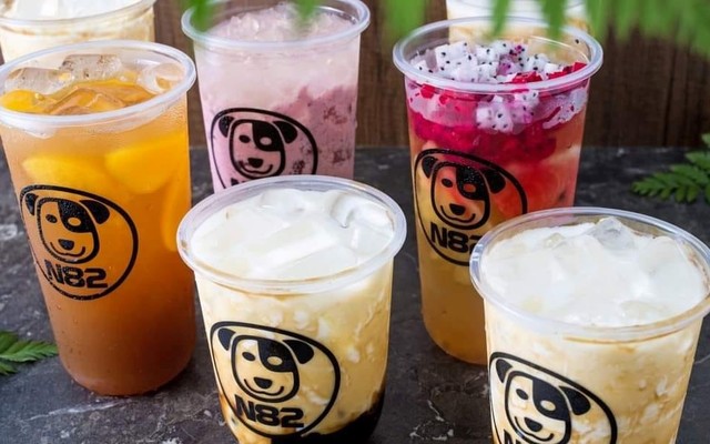 Sữa Tươi Trân Châu Đường Đen N82 - Ăn Vặt & Bánh Tráng Trộn - Đường D1