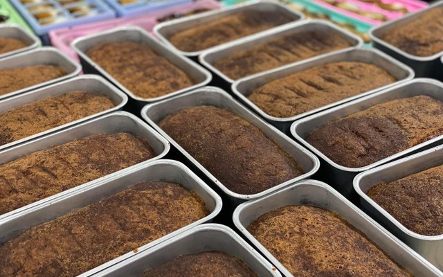 Bánh Bò Thốt Nốt Ngân Hana - Bánh Da Lợn