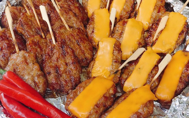Lâm Đông Food - Thịt Xiên Nướng Phô Mai Thái Lan & Mì Trộn