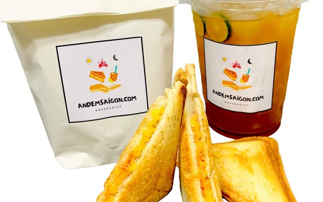 Ăn Đêm Sài Gòn - Bánh Mì Sandwich Nướng - Thành Thái