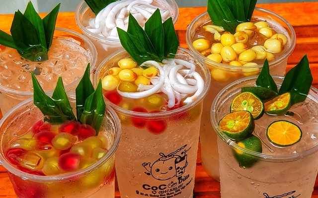 Coco Dừa Chợ Búng - Dừa Mix & Rau Má Mix