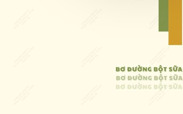 Bơ Đường Bột Sữa - Nguyễn Khuyến