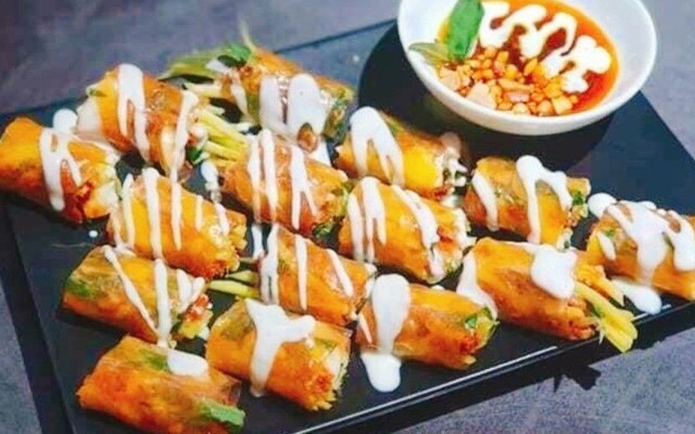 Bánh tráng & Tào phớ caramen - Cát Tiên