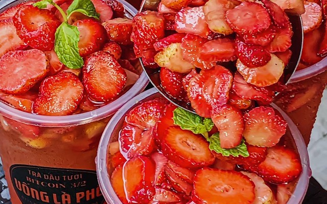 Trà Dâu Him Lam - Chợ 200 Xóm Chiếu