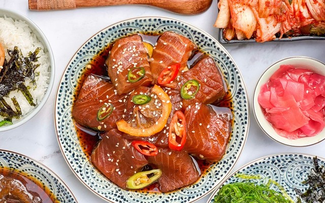 Bếp Mẹ Sóc - Cá Hồi Ngâm Tương