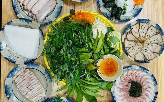 Shine Food - Thịt Luộc Rau Rừng Bánh Tráng Phơi Sương