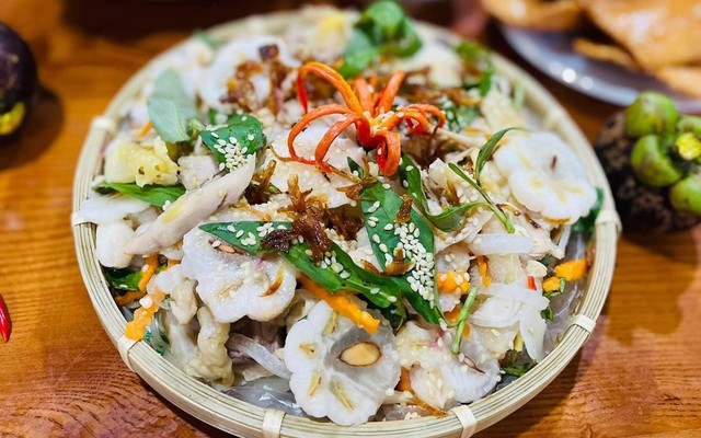 Trà Mãng Cầu & Gỏi Gà Măng Cục - Bồ Đề Wagashi