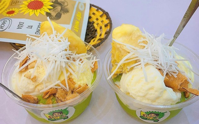 A Tốn Fruit - Kem Bơ Sầu Riêng Nguyên Múi - Ao Sen
