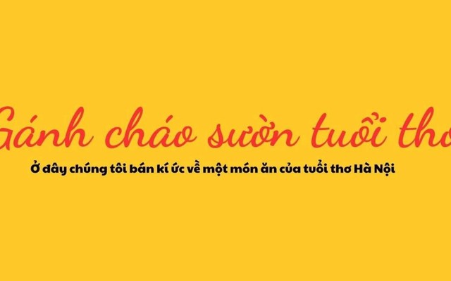 Gánh Cháo Sườn Tuổi Thơ - Nguyễn Chí Thanh