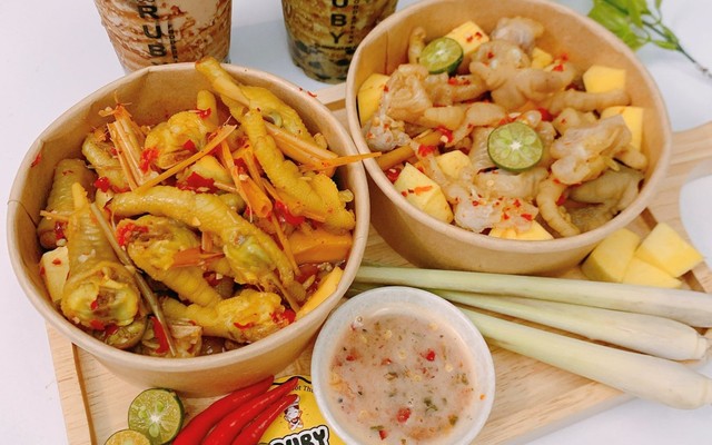 Ruby - Trà Sữa & Chân Gà Sốt Thái - 277B Núi Thành