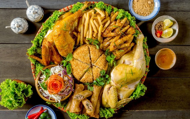 Gà Nướng Lào - Bánh Canh Bột Lào - Đống Đa