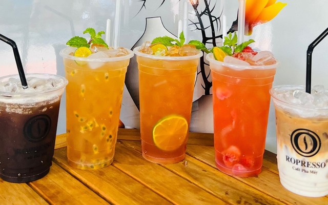 Ropresso Coffee & Tea - Trà Chanh Dây & Trà Dâu Tây - Hồ Văn Cống