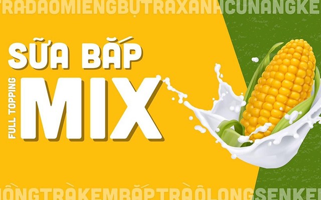 Sữa Bắp Mix - Trà Sữa Bắp, Sữa Hạt Dinh Dưỡng - Âu Cơ