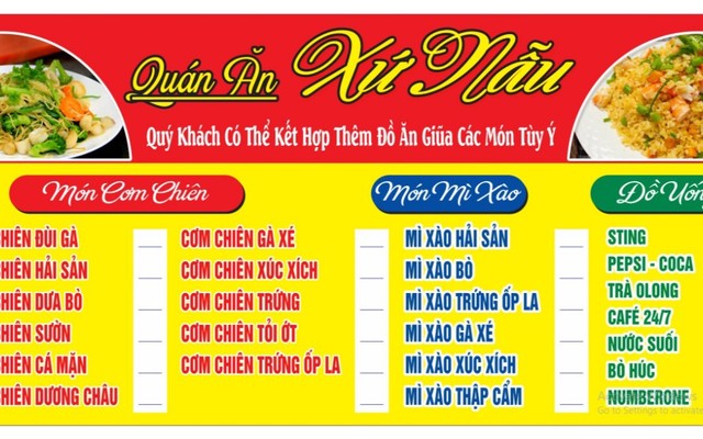 Cơm Chiên & Mì Xào Xứ Nẫu - Bùi Thiện Ngộ