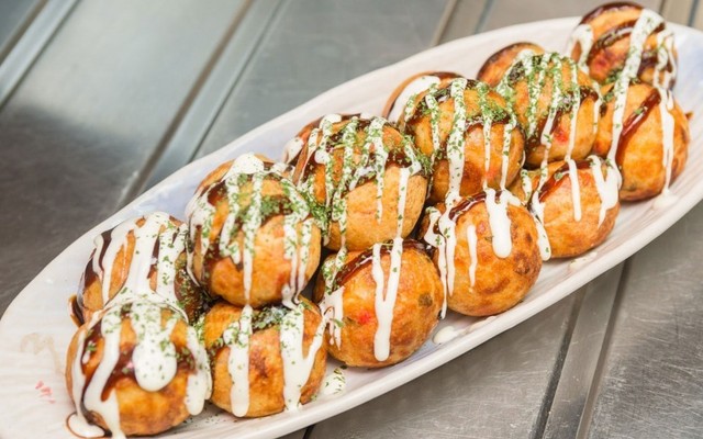 Bánh Bạch Tuộc Takoyaki & Trà Trái Cây Tươi - 15k BinBin