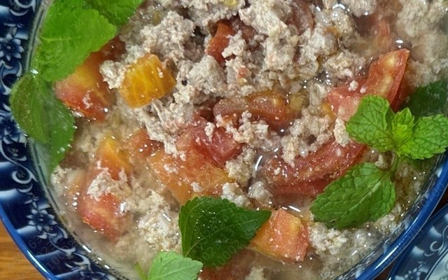 Thịt Băm Sốt cà Ngọt - Cơm NBK