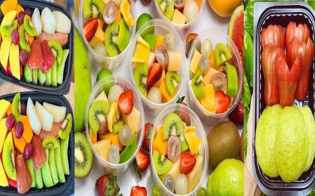 Khang Nguyên Siêu Thị - Hoa Quả Gọt Sẵn & Xoài Cóc Bao Tử - Mỹ Đình