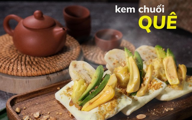 Quê Kem Chuối - Kem Chuối Bơ Mít Sầu Riêng - Cô Giang