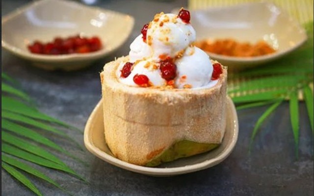 Kem B40 - Kem Trái Dừa Quy Nhơn & Chè Bưởi